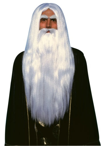 Perruque et barbe Merlin