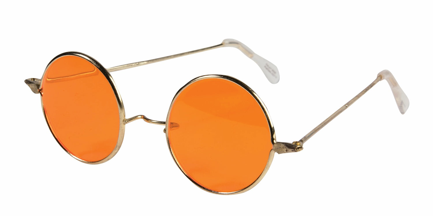 Accessoire - Lunettes hippie - Verres orange
