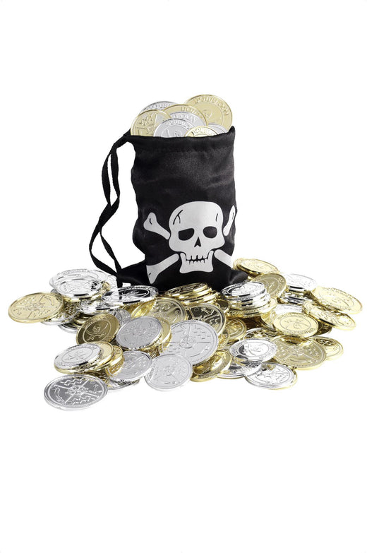 Accessoire - Sac de pièces pirate - Noir