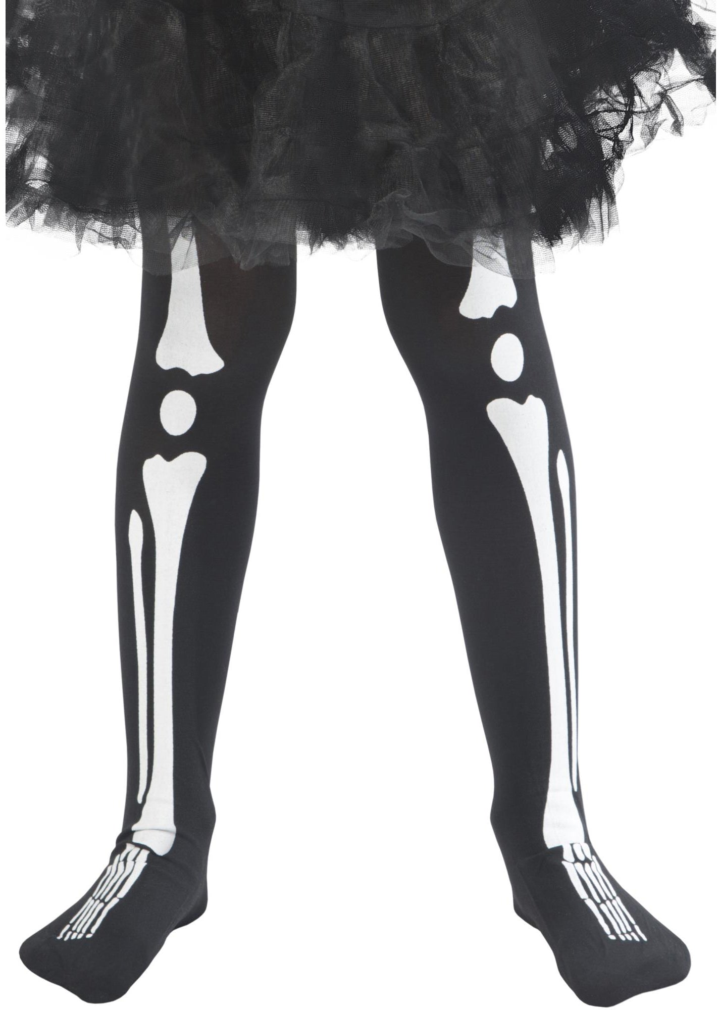 Collant - Squelette - Enfant - Noir