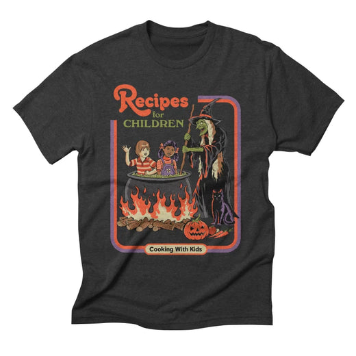 T-shirt adulte noir Steven Rhodes - Recettes pour enfants