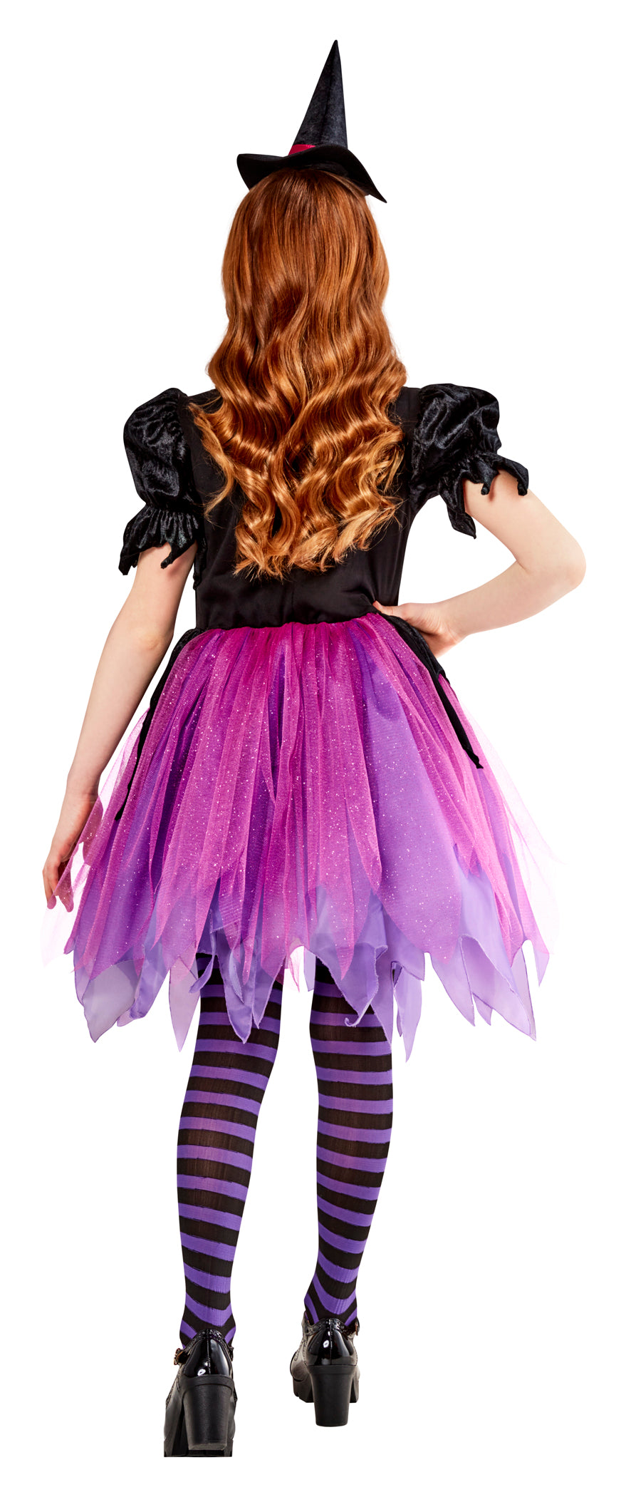 Costume de Sorcière violette d’Halloween - Enfant