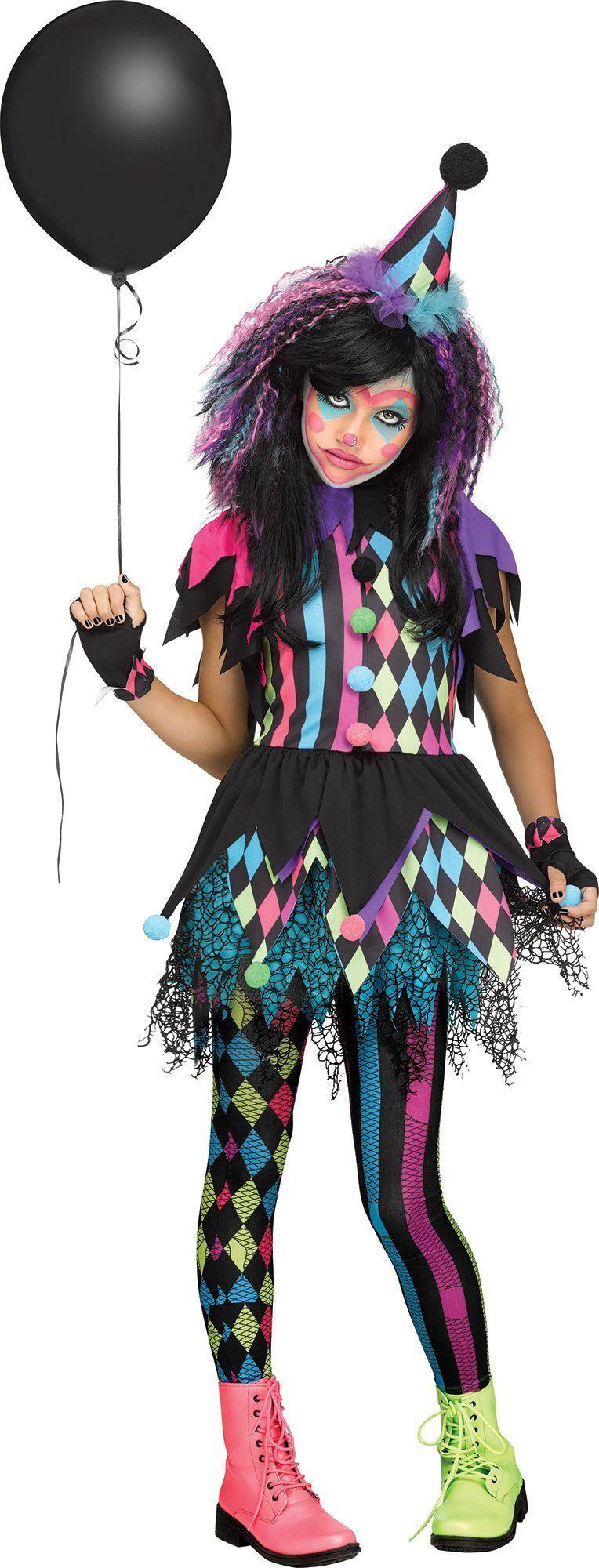 Costume de Clown de Cirque - Fille