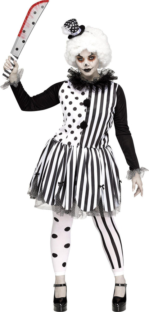 Costume de clown tueur - Adulte (taille plus)