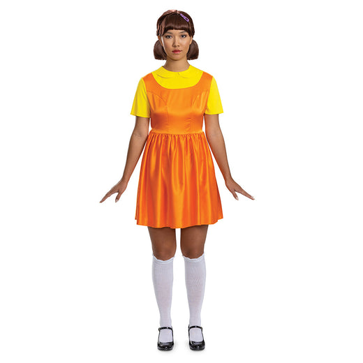 Young-hee deluxe doll costume - Squid Game - Adult