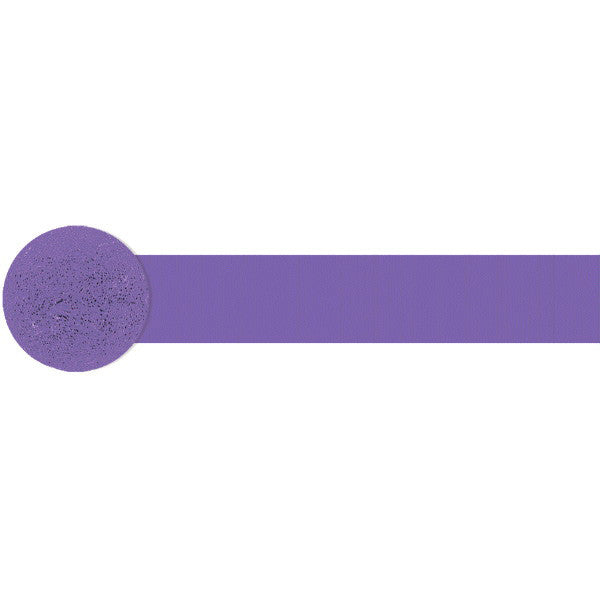 Rouleau de papier crépon - Violet (81 pi)