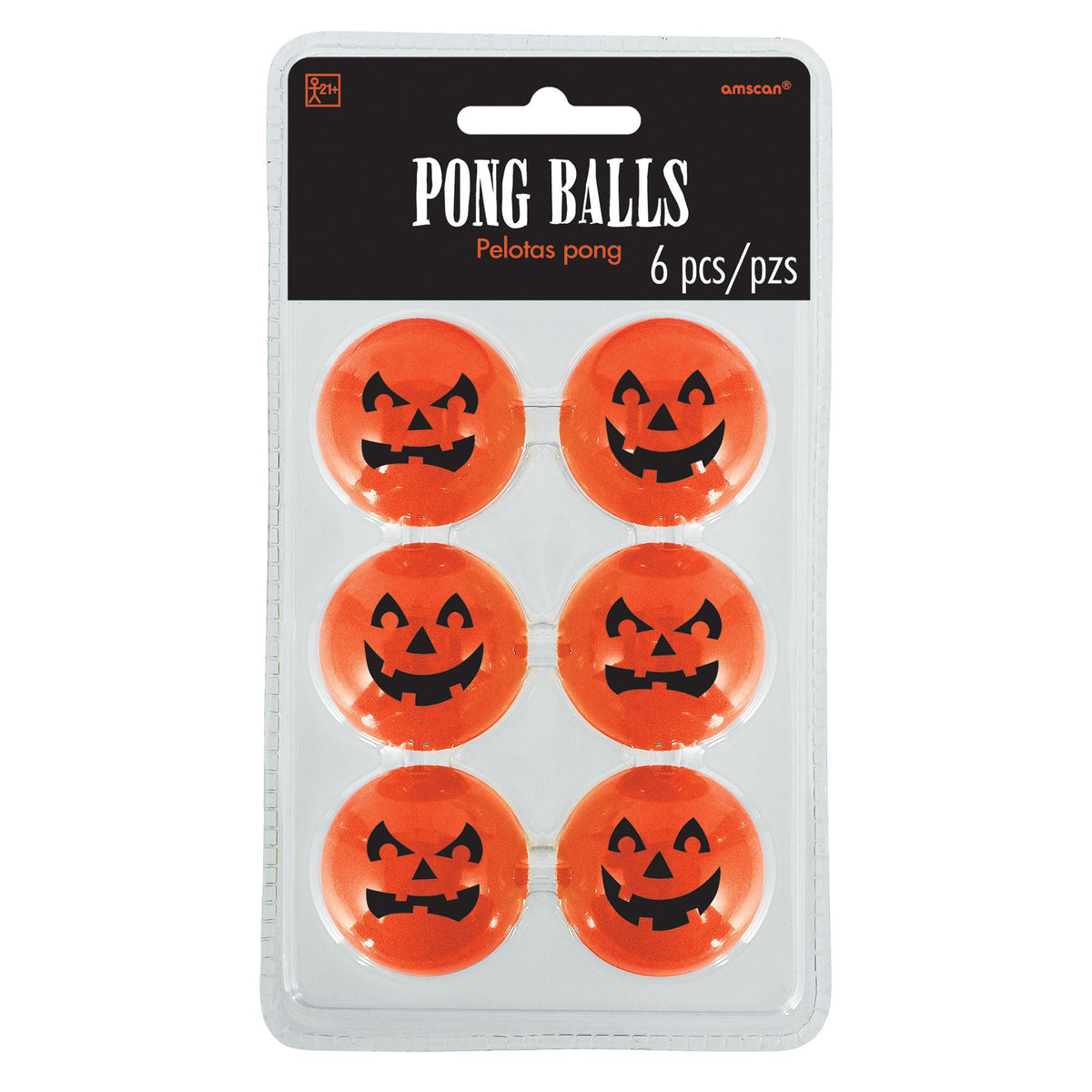 Balle de ping pong - Citrouille