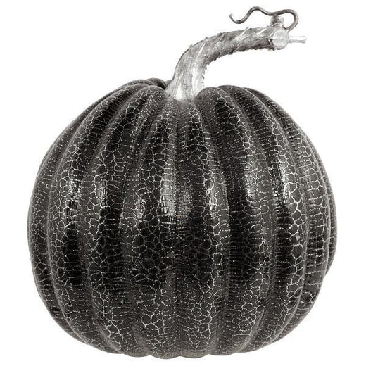 Citrouille noire brillant - - Boo'tik d'Halloween