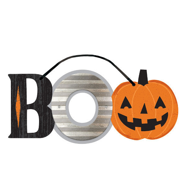 Mini enseigne suspendue Boo