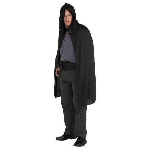 Cape noir à capuchon pour adulte - Costume - Boo'tik d'Halloween