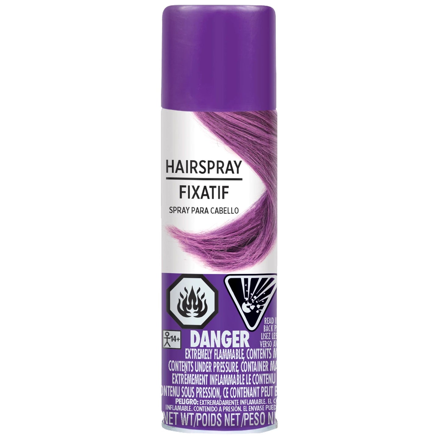 Laque pour cheveux (fixatif) - Violet