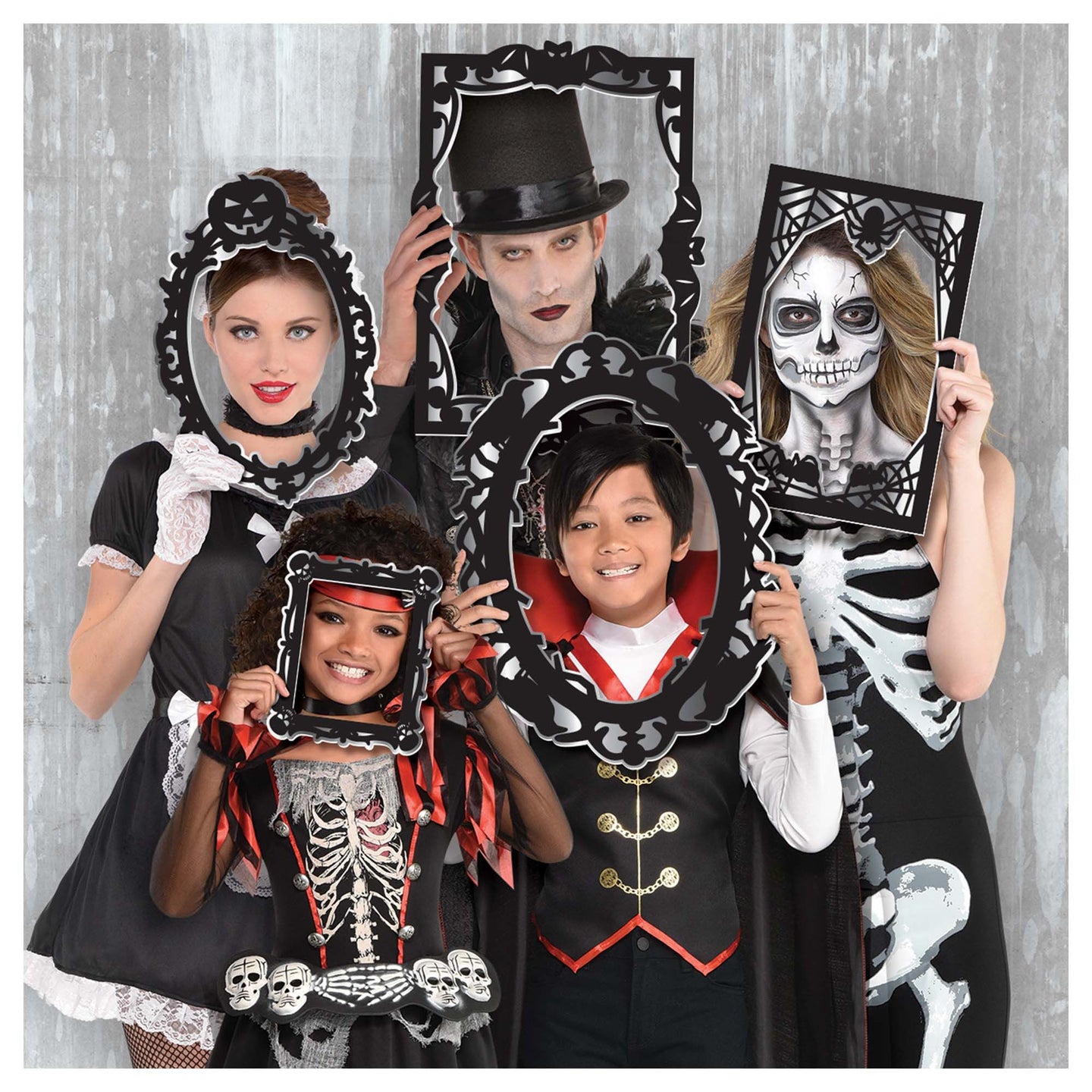 Gothic frame props for photo booth
