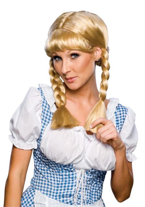 Perruque de fille à la ferme