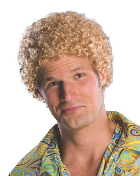 Perruque Afro - Blond - Perruque - Boo'tik d'Halloween
