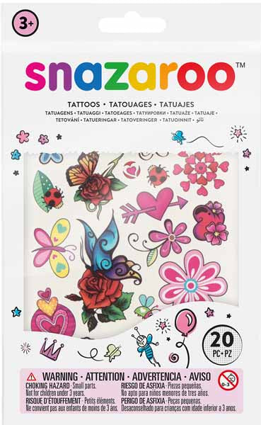 Tattoo Snazaroo pour fille