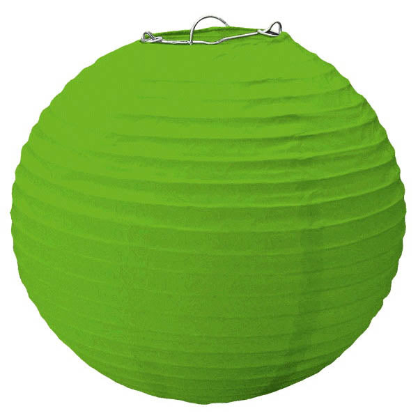 Lanterne en papier - Vert (15 1/2 po)