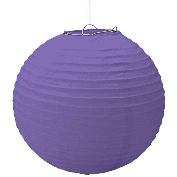 Lanterne en papier - Violet (15 1/2 po)