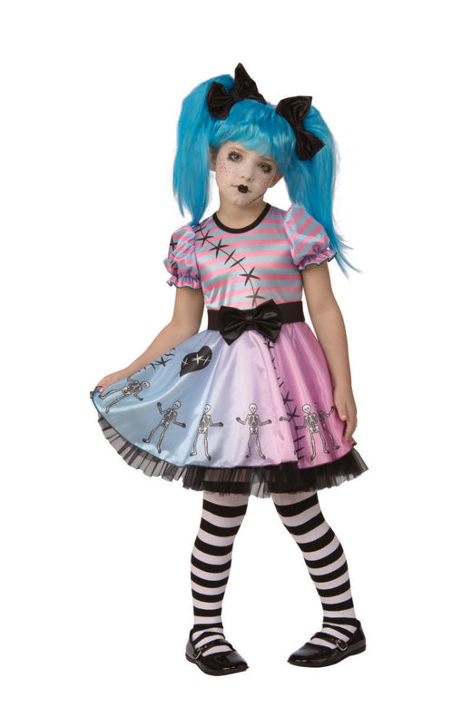 Little blue gothic doll costume - Child