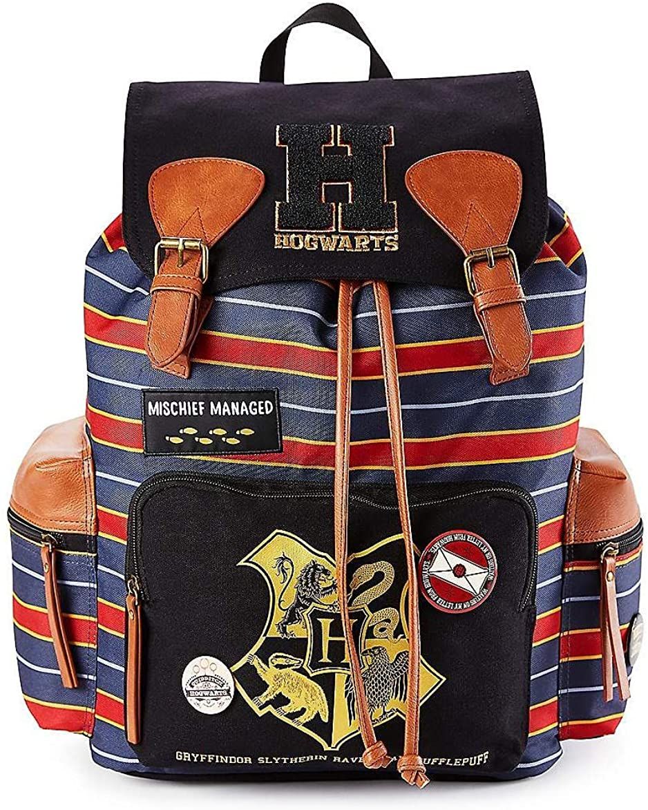 Sac à dos rayé de Poudlard - Harry Potter