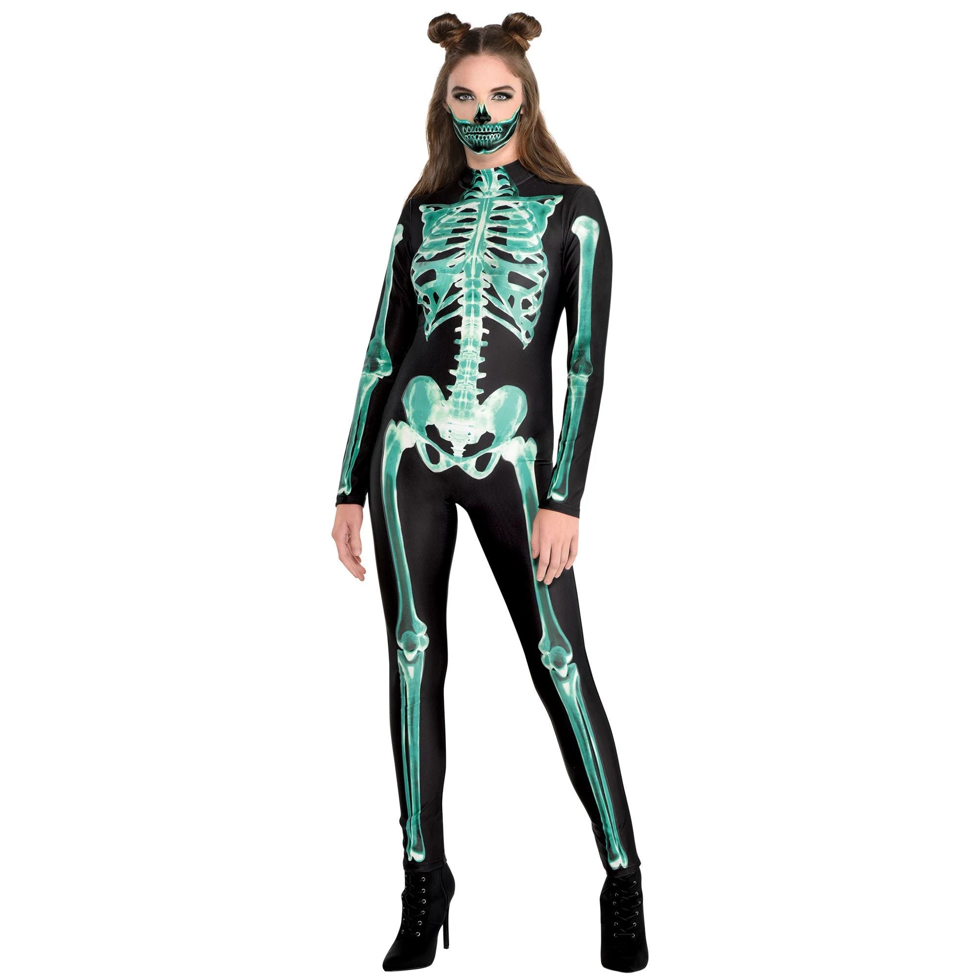 Costume squelette Glow - Femme