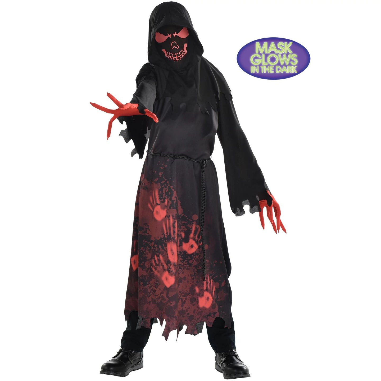 Costume effrayant à capuche - Enfant