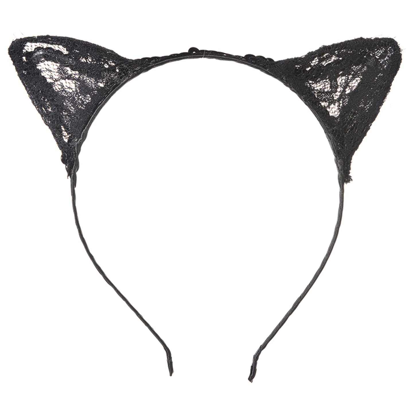 Bandeau oreilles de chat en dentelle