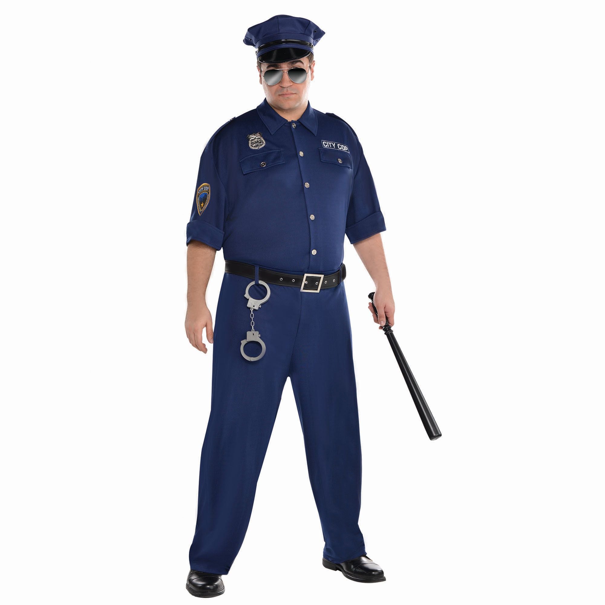 Policeman costume - Men (plus size)
