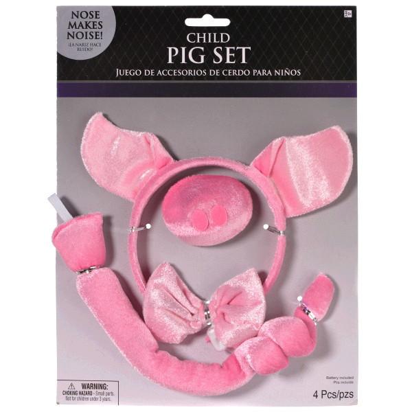 Ensemble d'accessoires de cochon - Enfant