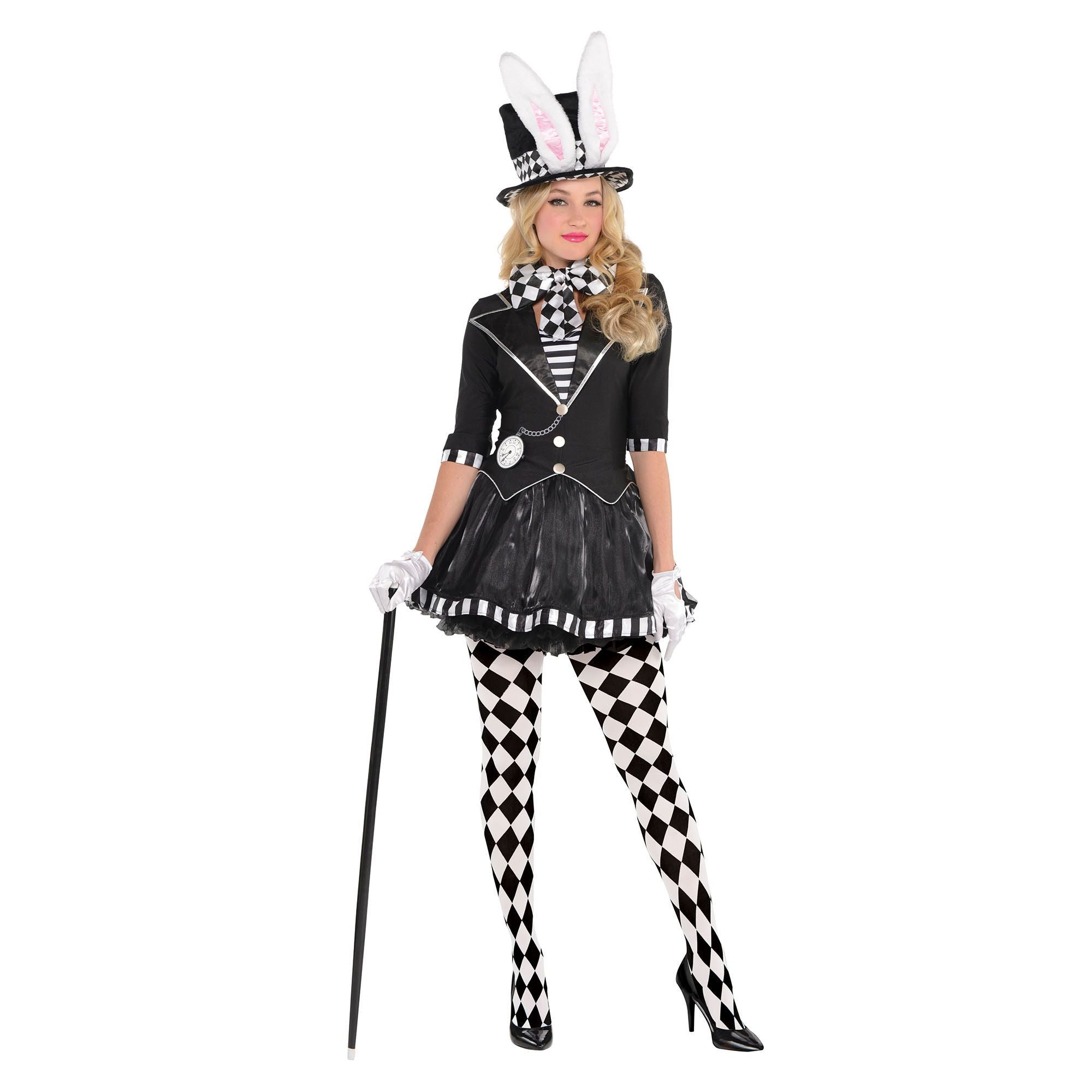 Costume Chapelier Fou Noir - Femme