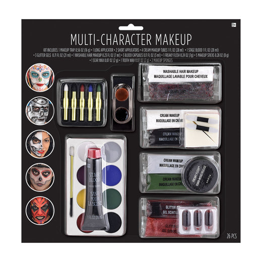 Ensemble de maquillage multi-personnages