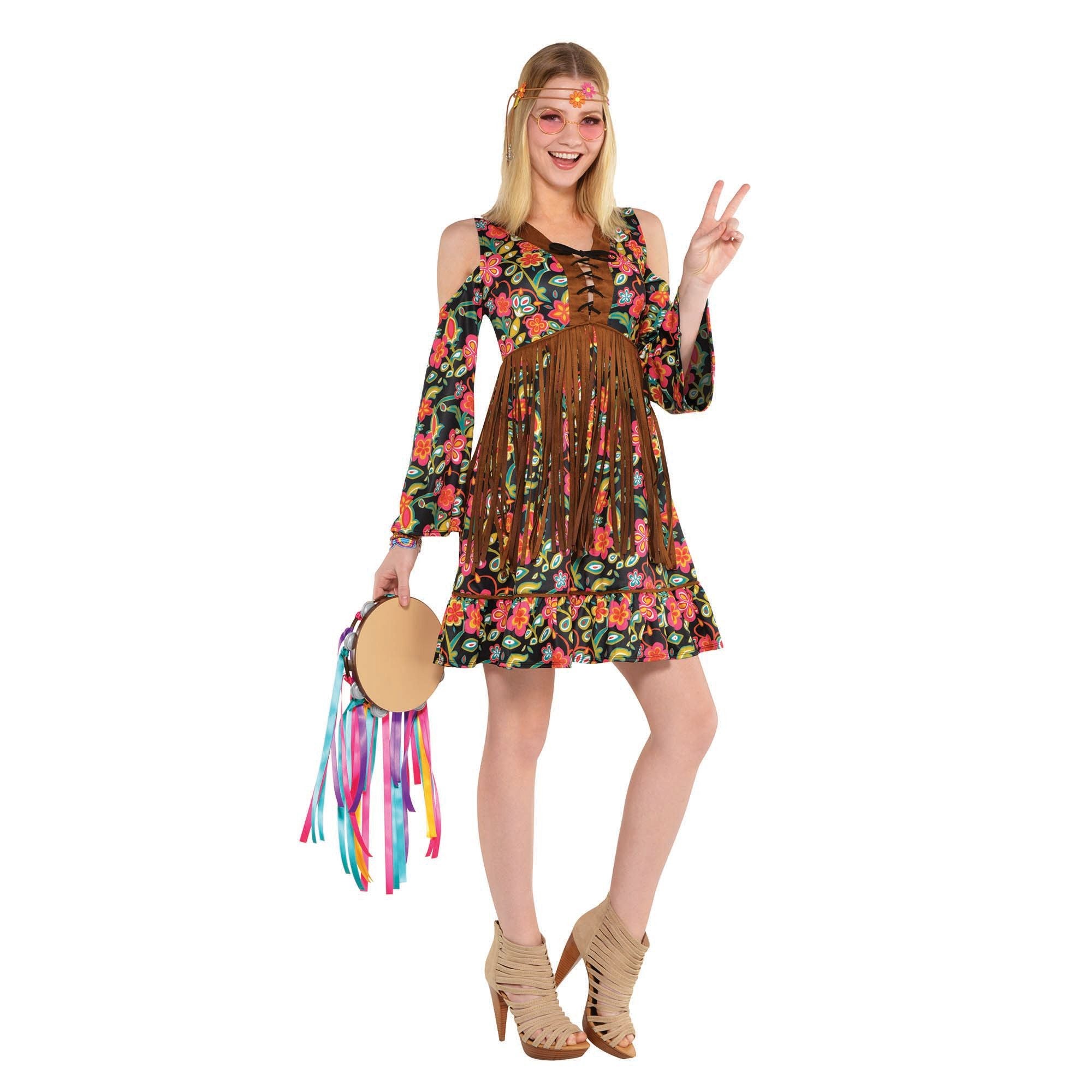 Hippie Flower Power Costume - Women