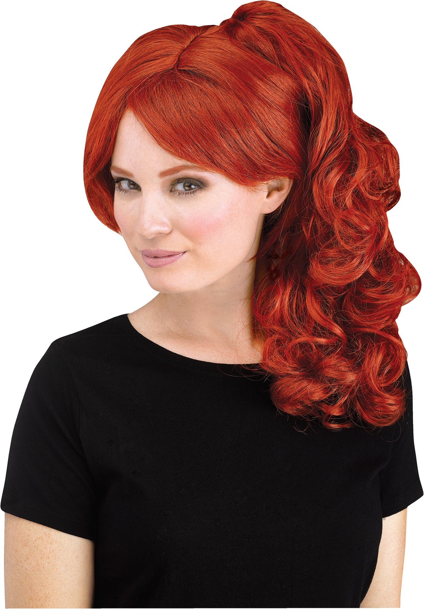 Perruque Convertible (3 en 1) - Roux - Adulte