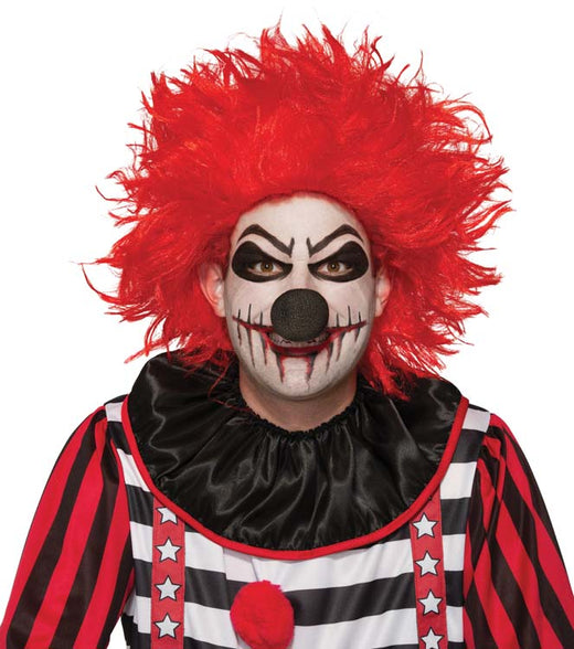 Perruqe de clown malveillant - Adulte