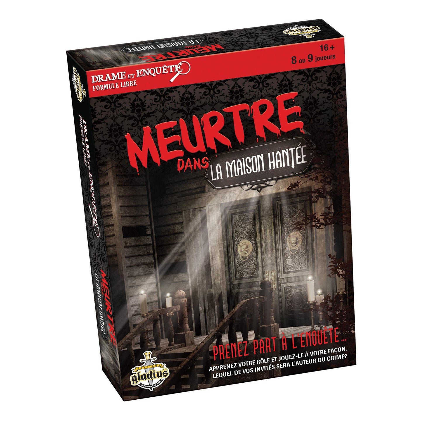 Meurtre dans la maison hantée - Drame et Enquête - Jeux de société - Boo'tik d'Halloween