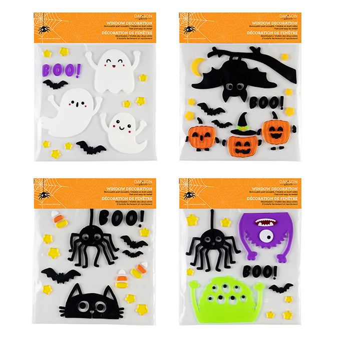 Halloween jelly window decoration