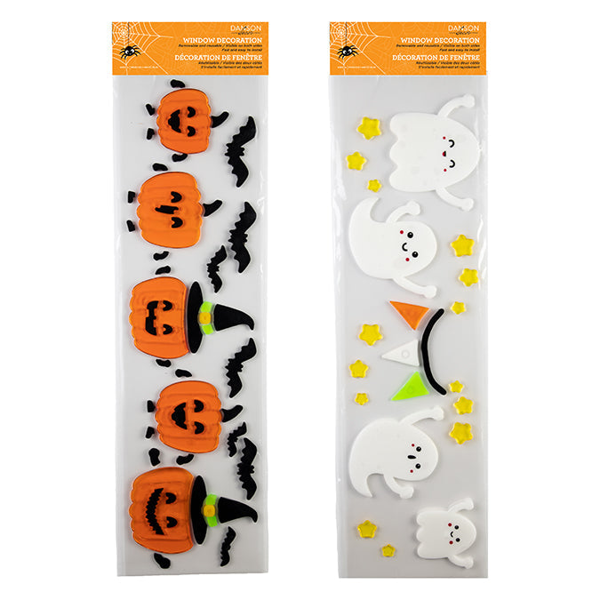 Déco De Fenêtre Bannière en Gelée, 2 Assortis