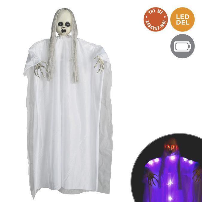 Faucheuse Blanche à Suspendre avec Lumières