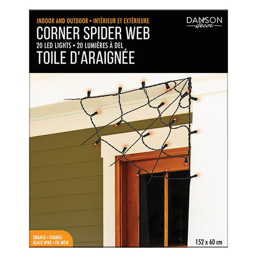 Ensemble de 20 lumières en toile araignée (DEL)