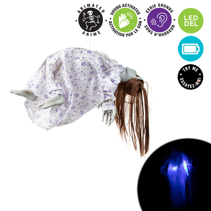 Anime Floating Girl Hanging with Up and Down Movement, 70cm