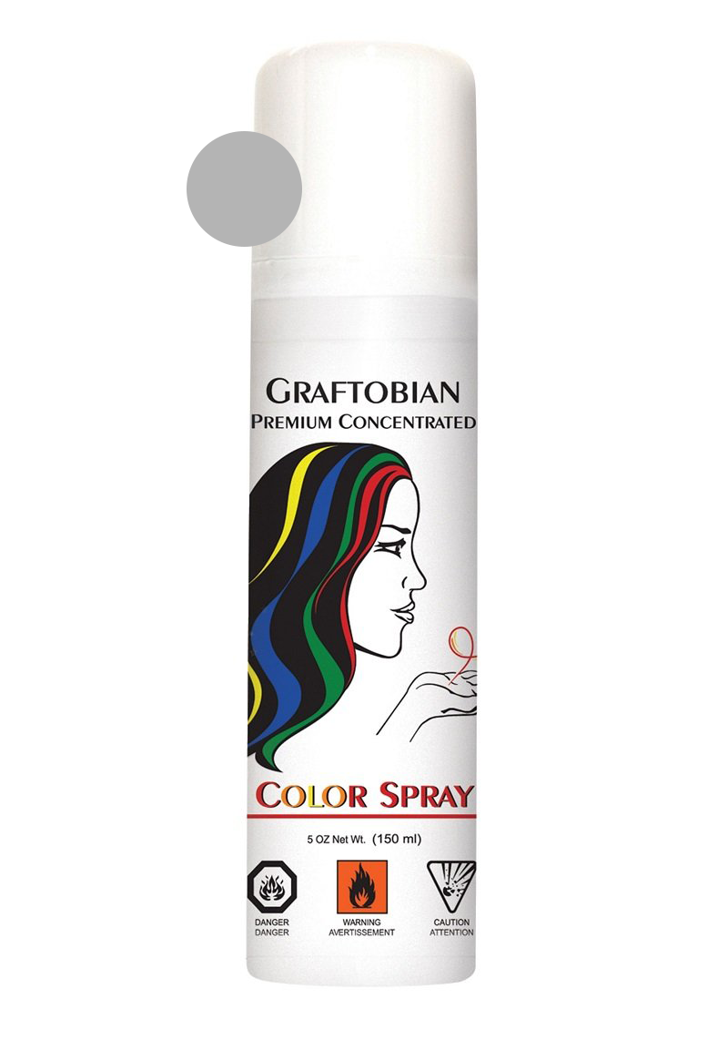 Laque à cheveux professionnel Graftobian - Gris (150ml)