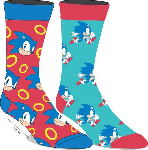 2 paires de bas - Sonic