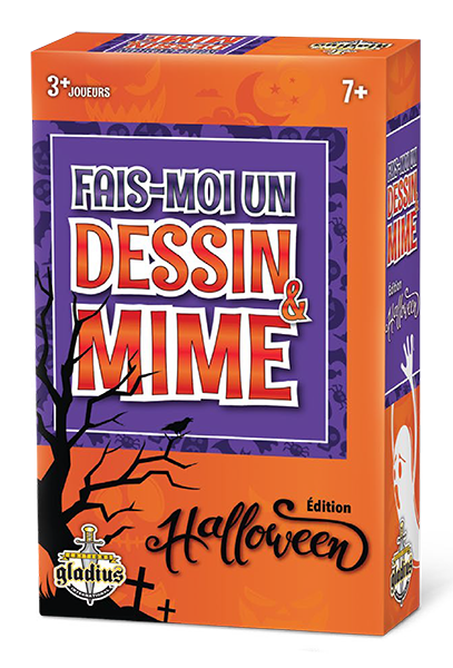 Fais-moi un dessin & mime - Halloween - Jeux de société - Boo'tik d'Halloween