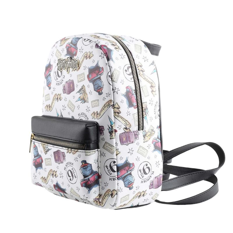 HARRY POTTER - Hogwarts Watercolor AOP Mini Backpack