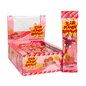 Dorval - Sour Power Straws Strawberry