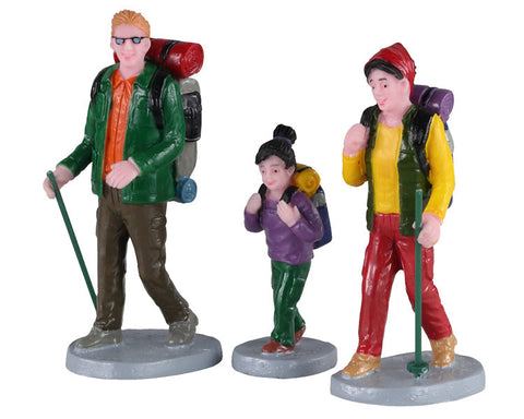 Family hike, set of 3 - Village Lemax