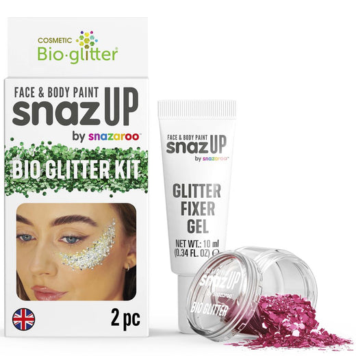 Ensemble paillettes bio Snazaroo - Rose