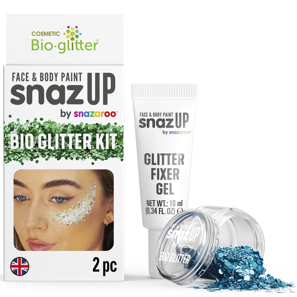 Ensemble paillettes bio Snazaroo - Bleu ciel