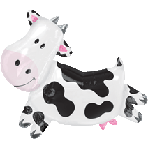 Ballon en aluminimum Vache - 30’’