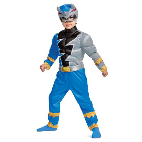 Costume - Blue Ranger Dino Fury Musclé - Power Rangers - Bébé – La Boo ...