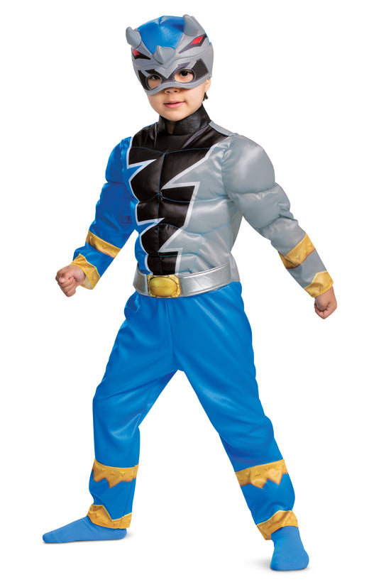 Muscular Blue Ranger Dino Fury Costume – Power Rangers – Toddler